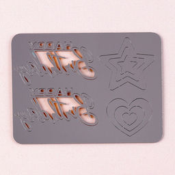 Украшение для торта С днём рождения, со звёздами и сердцами, цвет золото - Страна карнавалия фото 2