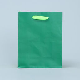 Пакет подарочный двухцветный Зеленый-салатовый, S 12 х 15 х 5.5 см - Дарите счастье фото 2