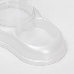 Автопоилка - автокормушка, 600 мл, белая перламутр