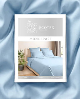 Постельное белье Моноспейс 2сп Max + 4 наволочки, голубой - Ecotex фото 13