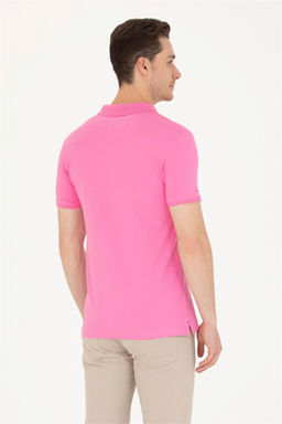 Мужская розовая базовая футболка - U.s. polo assn фото 12
