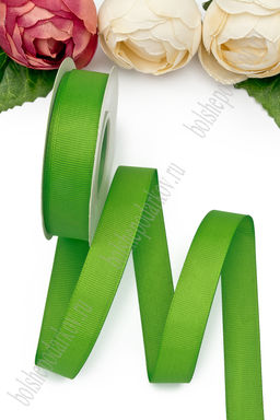 Лента репсовая 2 см*20 ярд "1 сорт" (SF-1723) зеленый №228