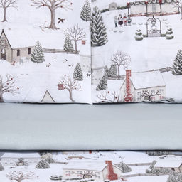 Постельное бельё Этель Winter countryside 1.5 сп 143х215 см,150х214 см, 70х70 см 2 шт,поплин 125 г/м2  фото 11