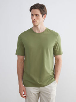 Bisiklet Yaka Penye Erkek Ti??rt