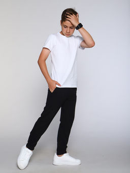 Брюки "Спорт" черный матовый