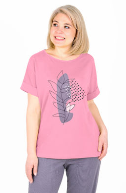 Костюм Уют К-321 (46-64) кулирка - Лотос фото 14