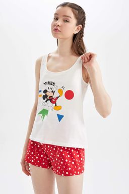 Fall In Love Regular Fit Disney Mickey & Minnie Спортивные шорты Пижамный комплект