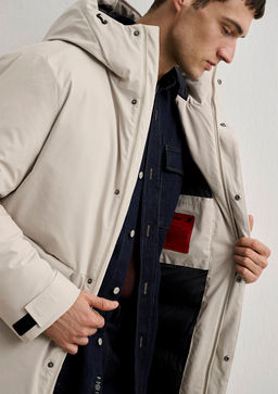 Su Itici Bej Parka - Mavi фото 7