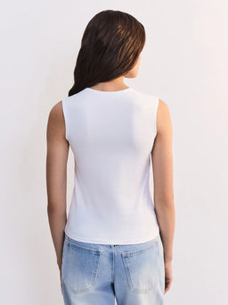 Базовая майка из хлопка / Zarina  фото 5