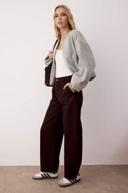 Haki Barrel Kal?p %100 Pamuk Gabardin Pantolon TWOAW26PL00084 - Trendyolmilla фото 15