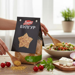 Ярм.Булгур Bravolli! 350г - Ярмарка фото 2
