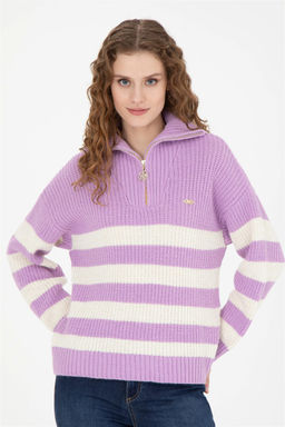 Женский сиреневый свитер - U.s. polo assn фото 3