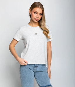 Футболка #КТ623 (5), светло-серый меланж