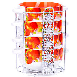 27583 Набор супниц 5пр 540мл на подставке LR (х6) - Mayer&boch фото 2