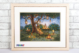 Набор для вышивания PANNA VS-1972 Фонарики 43 х 30 см