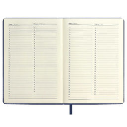 Ежедневник недатированный ESCALADA, А5, 160 л., арт. 67230/ 15 САРИФ СИНИЙ