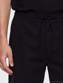 Standart Kal?p Keten G?r?n?ml? Erkek ?ort