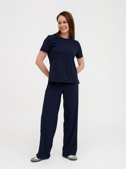 Костюм женский из лапши Леопард темно-синий - Амадэль фото 15