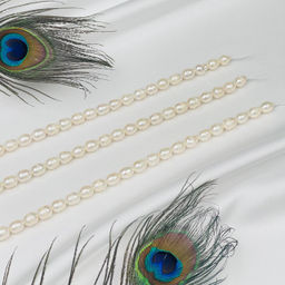 Бусины для украшений из белого Жемчуга 35 см