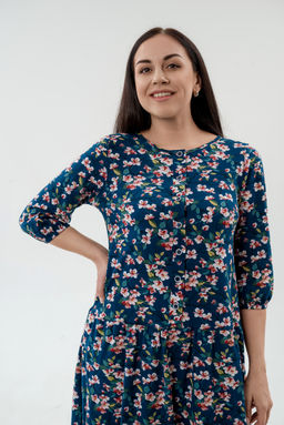 Платье женское из кулирки Софи сакура - Амадэль фото 10