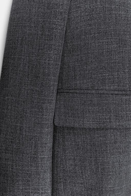 HERRINGBONE BLAZER WITH SHOULDER PADS - Zara фото 10