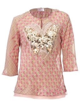 Блузка, пестрая - Linea tesini фото 2