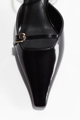 Sandalias de tac?n con puntera fina - H&m фото 4