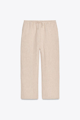 ZW COLLECTION 100% LINEN TROUSERS - Zara фото 7
