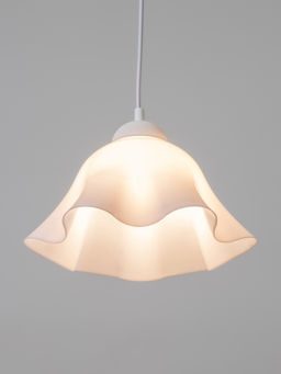 Светильник подвесной «Ирис», 1×15 Вт, Е27, 28×28×14(85) см, белый