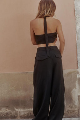 DOUBLE PLEAT TROUSERS WITH FLAPS - Zara фото 9