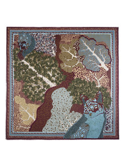 Платок жен. шелк+шерсть+мод 120х120 E16-8224-26