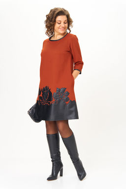 Платье Michel Chic 2140/1 терракот фото 5