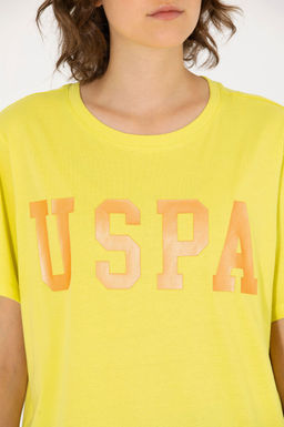 Kad_n Neon Sar_ Bisiklet Yaka Basic Ti__rt - U.s. polo assn фото 7