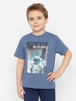 CRB wear/CSKB 63463-42-353 Футболка для мальчика,синий/Ex.Cherubino