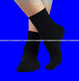 Цена за 10 пар. Легион носки мужские с лайкрой чёрные укороченные