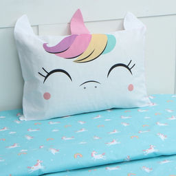 Постельное бельё Этель 1,5 сп Magical unicorn, 143х215 см, 150х214 см, 50х70 см -1 шт, 100% хл, бязь  фото 2