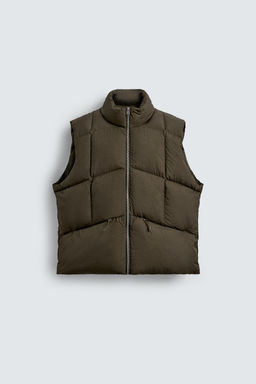 100% FEATHER PUFFER GILET - Zara фото 7