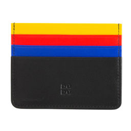 Итальянский кожаный кардхолдер DuDu серии Svalbard | черный