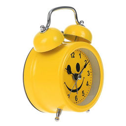 Часы - будильник настольные «Смайл», 12.5×8 см, d=6 см