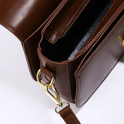 Сумка-мессенджер на клапане, цвет коричневый - Simaland фото 7