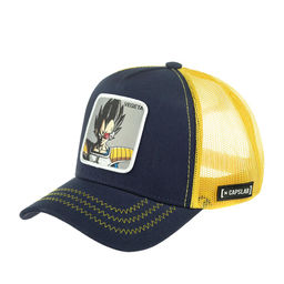 Бейсболка CAPSLAB арт. CL/DBZ/1/VEG Dragon Ball Vegeta (синий / желтый)