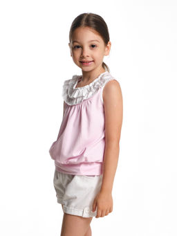 Футболка для девочки UD 0719 св.зеленый - Mini maxi фото 8