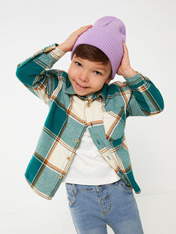 Ekose Desenli Uzun Kollu Erkek Bebek G?mlek