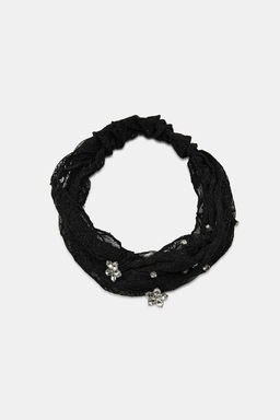 JEWELLED LACE HEADBAND - Zara фото 5