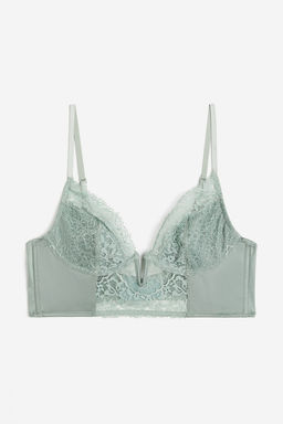 Bustier de encaje sin acolchado