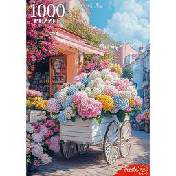 Пазлы 1000 "Цветочная лавка"