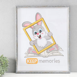 Фоторамка пластик "Винтаж" 40х50 см, мор. серебро (пластик. экр)