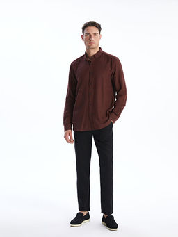 Slim Fit Uzun Kollu Arm?rl? Erkek G?mlek