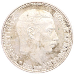 2 кроны 1912 года Дания Смерть Фредерика VIII и вступление на престол Кристиана X