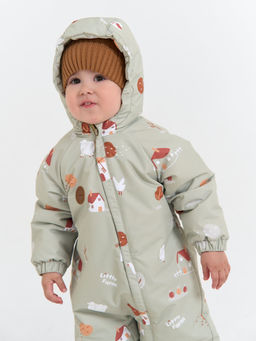 Комбинезон демисезонный Ферма/Шалфей 0+ - Bungly фото 11